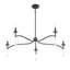 Lustre classique à 5 lumières de style bougie Mager-418634041