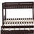 Double Pull-out Bunk Bed with Wheels-1830312289