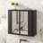 Black Wall-Mounted Bathroom Cabinet With Mirror-40147227