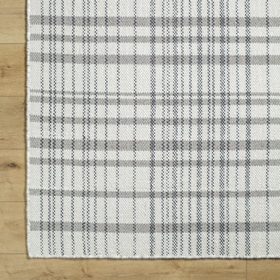 Lavande Hand-Woven Plaid Accent Rug