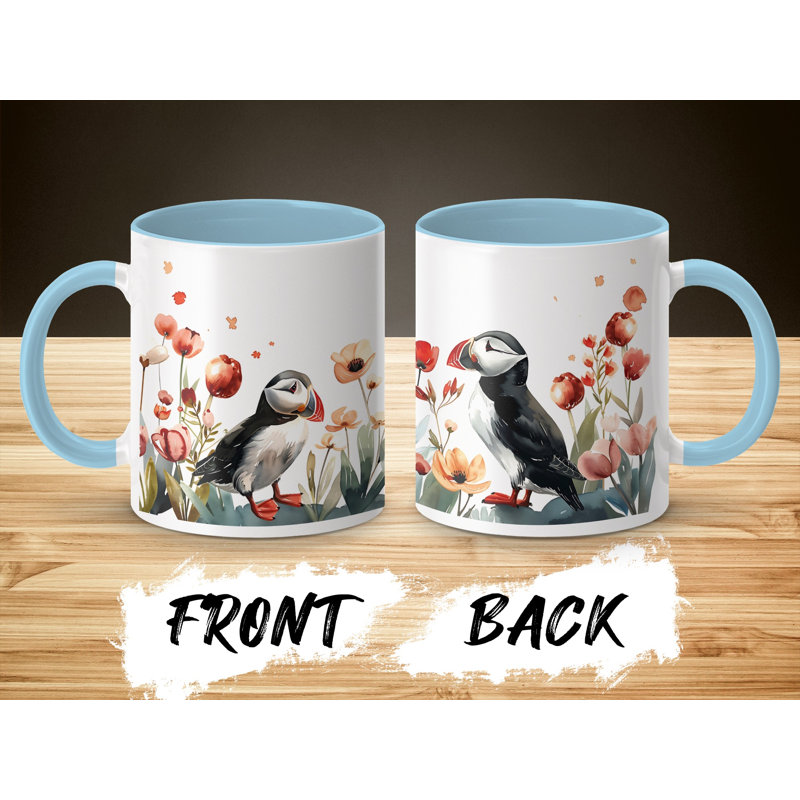 Ceramic Coffee Mug, Light Blue