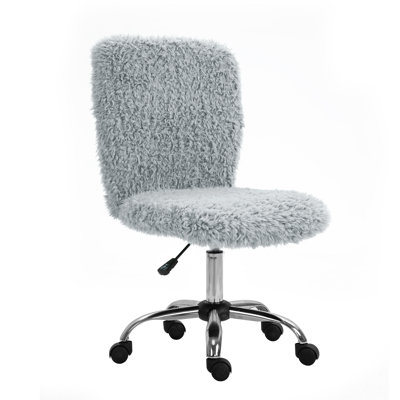 Mercer41 Hamund Faux Fur Task Chair
