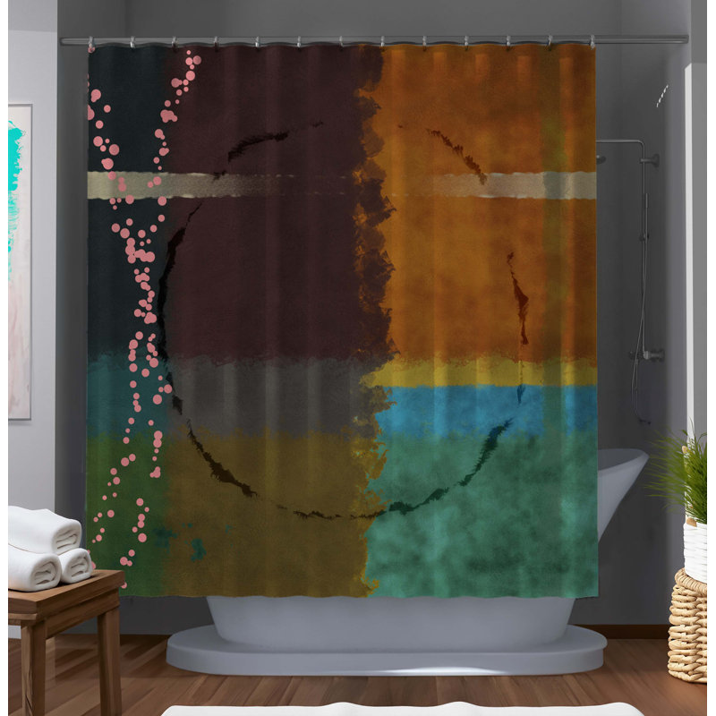 Superbe rideau de douche positif