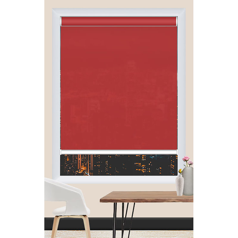Rideau roulant obscurcissant Sherill, Magenta, L 73 po x L 60 po