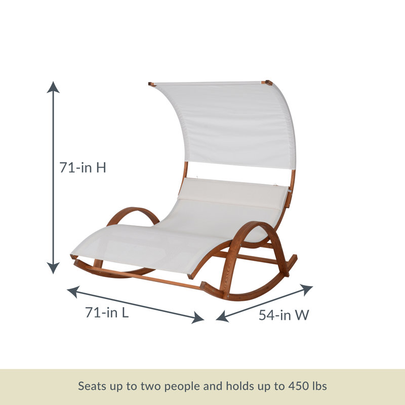 Chaise berçante d'extérieur Lofties