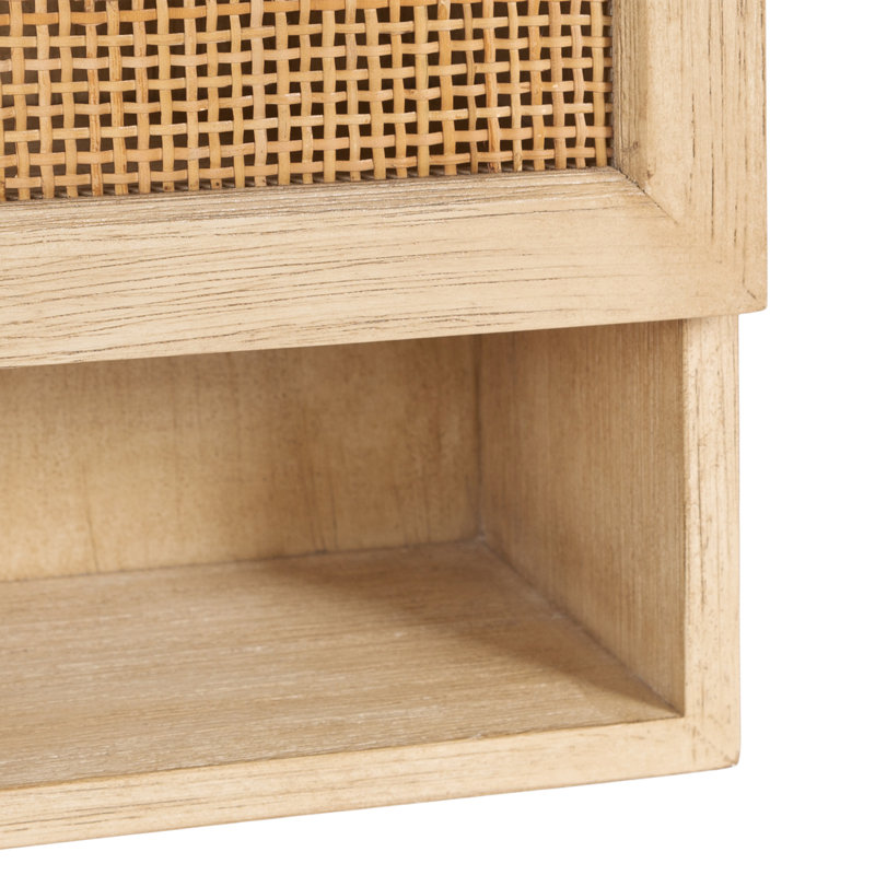 Alard Solid Wood Accent Cabinet, Brown