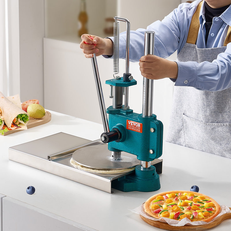 Presse à pizza manuelle VEVOR, pâte à pizza domestique de 9,5 pouces / 24 cm