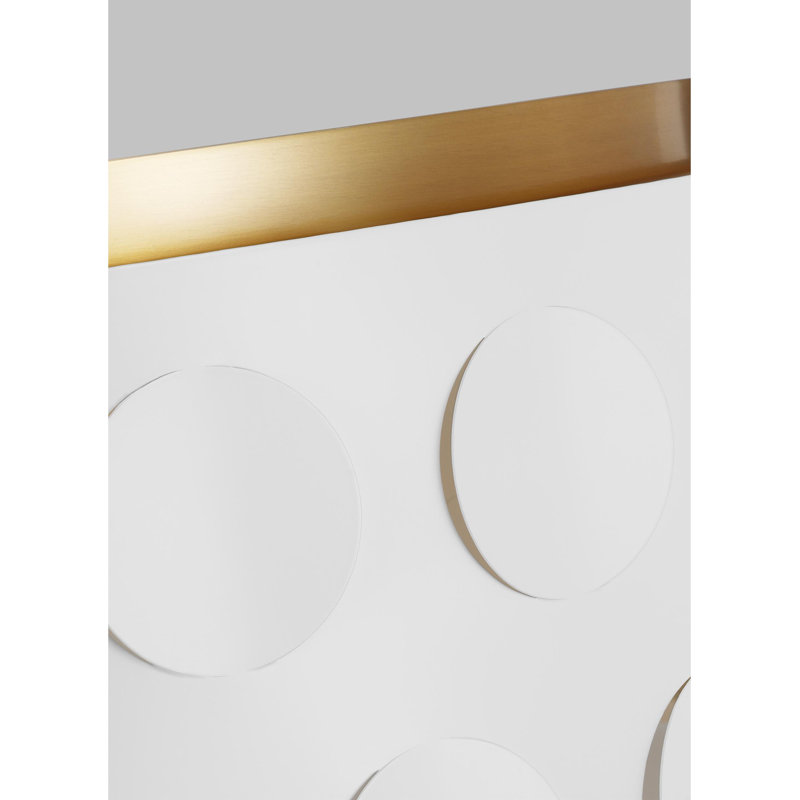 Dottie Flush Mount, Burnished Brass