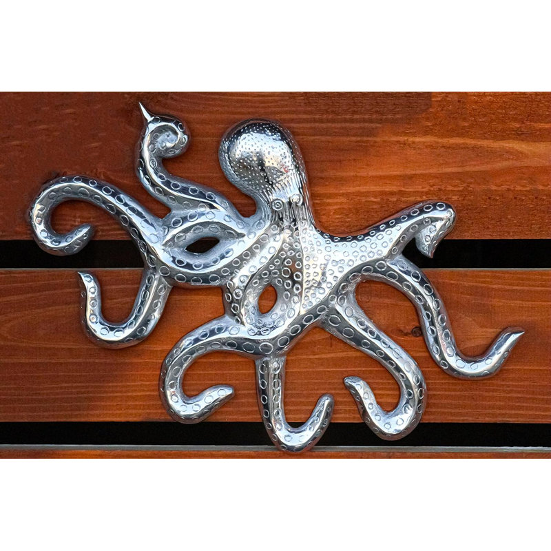 Décoration murale Moresby, H 13,25 po x l 18 po x P 1,25 po, Nickel