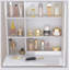 Mini coiffeuse moderne avec miroir éclairé à DEL et rangement dissimulé, tabouret rembourré, bureau de coiffeuse à luminosité réglable, tablettes à plusieurs niveaux résistantes à la poussière