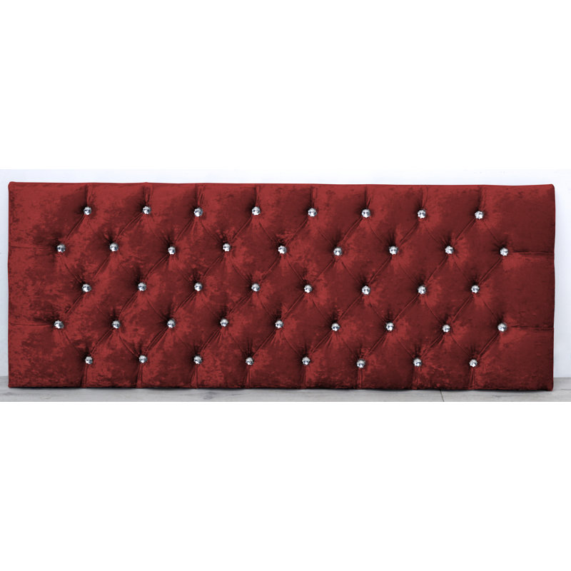 Dwyer Upholstered Headboard, Small Double (4'), Red