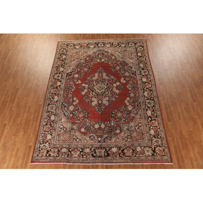 Antique Wool Traditional Area Rug 9x12