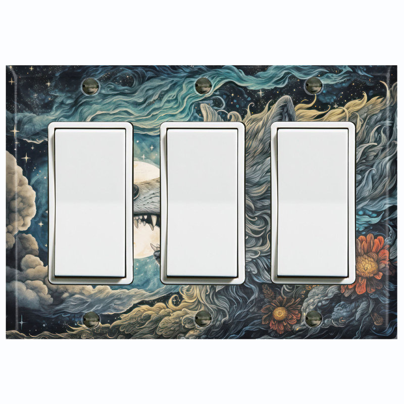 3 - Gang Rocker Standard Wall Plate