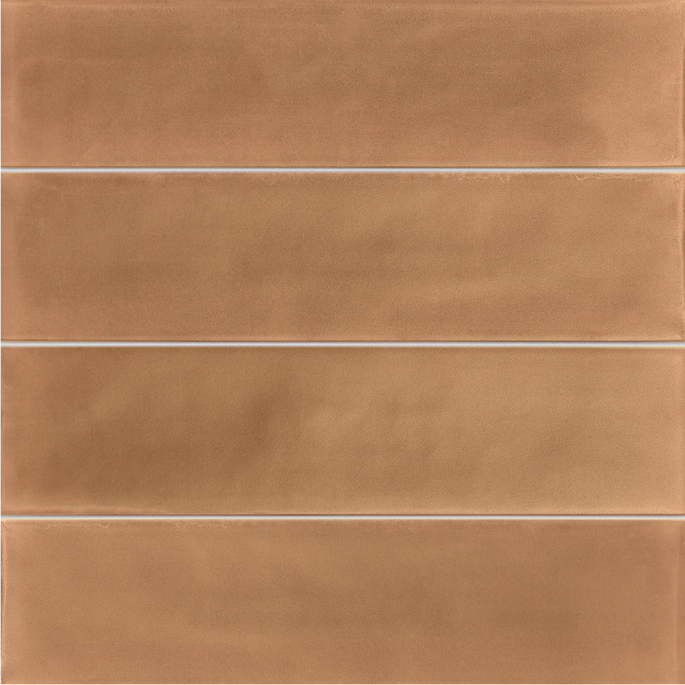 Moxy 2" x 10" Matte Tile, Terracotta