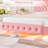 Pink Butterfly Velvet Floating Bed with LED Light-1011400254-1012252881