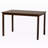 Empress dining table with modern design in Brown, 29.2'' H X 47.54'' W X 29.79'' D
