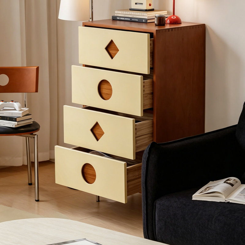 Commode d'appoint de style minimaliste français