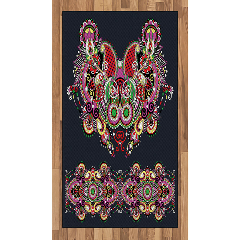 Oriental Indoor Rug, Rectangle 2'7" x 5'
