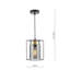 1 - Light Matt Black Pendant