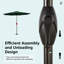 Parasol de marché de 132 po Haque-2027182439