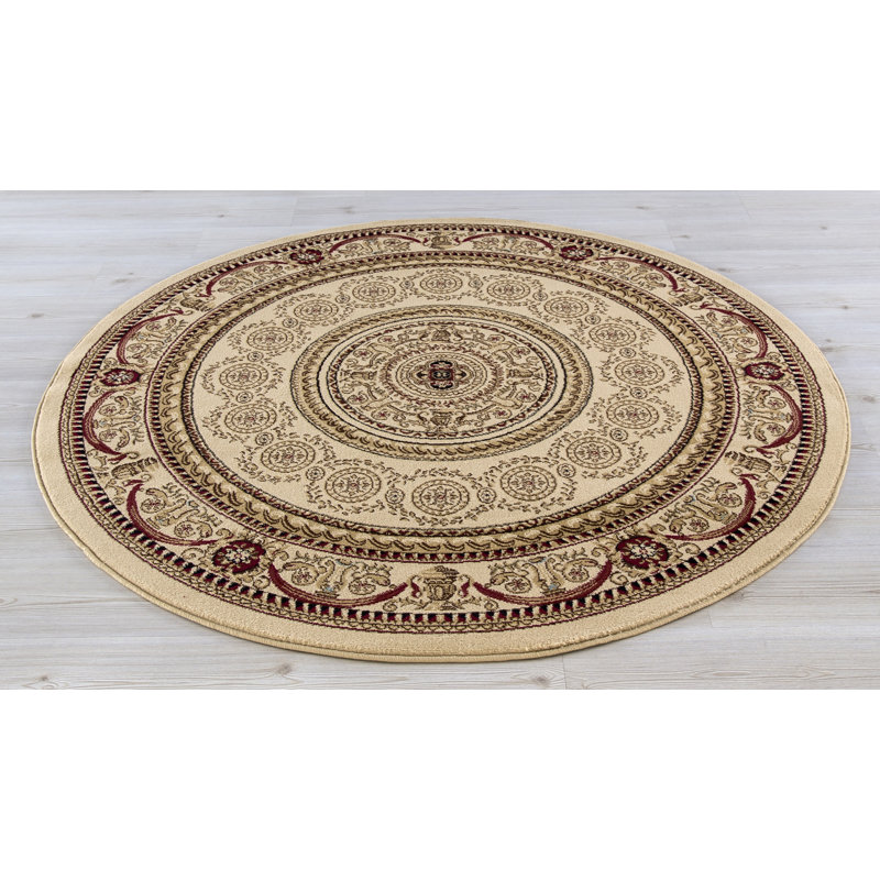 Edmont Oriental Indoor Rug, Round 5'3"