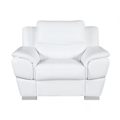 Chaise en cuir véritable