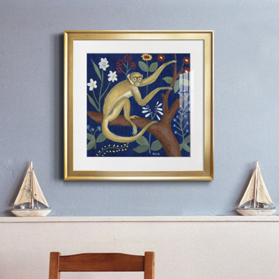 Venezia Monkey Garden II - Picture Frame Painting Print on Paper