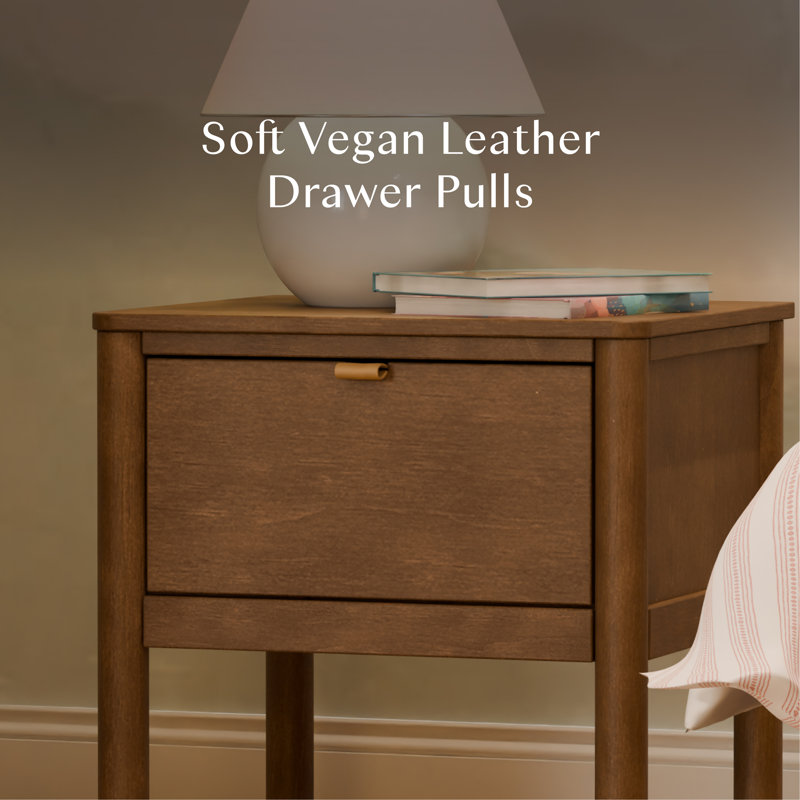 Bondi Assembled Nightstand, Natural Walnut