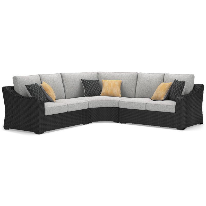 Canapé modulaire d'extérieur 3 pièces Beachcroft