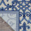 Tapis intérieur / extérieur gris / bleu abstrait Miraloma-472697927