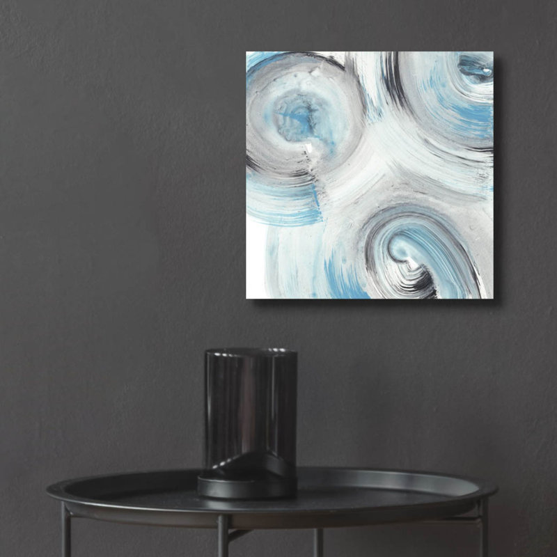  «Ripple Effect 5» par Ethan Harper, art mural en verre acrylique, 12 po x 12 po