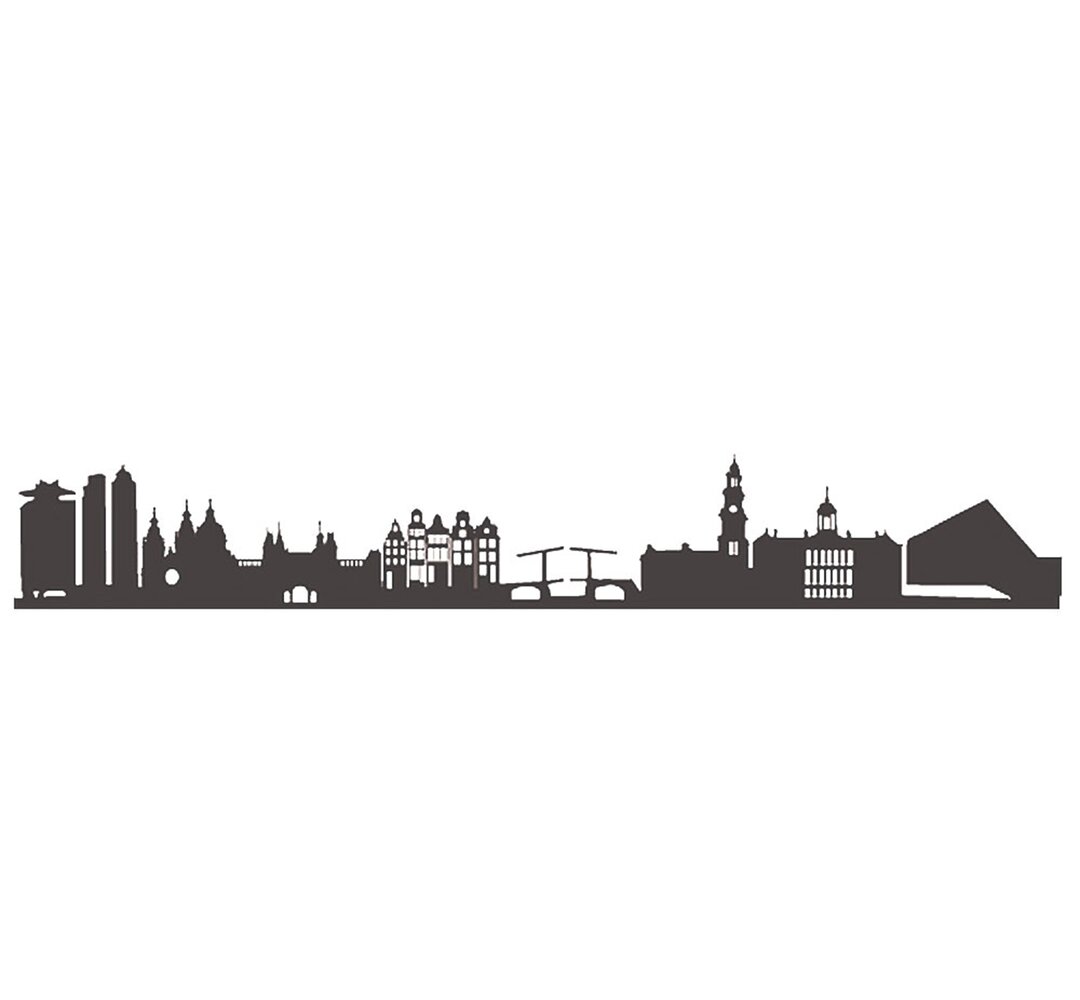 Wandaufkleber Skyline von Amsterdam