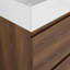 Meuble-lavabo moderne avec lavabo simple encastré et 2 tiroirs-65336369