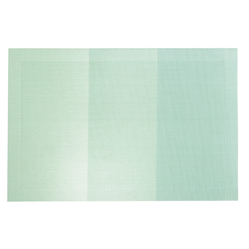 PVC Geometric Placemat, Light Blue