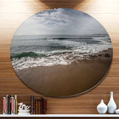 " Soft Waves Of Sea On Sandy Beach Photograph "