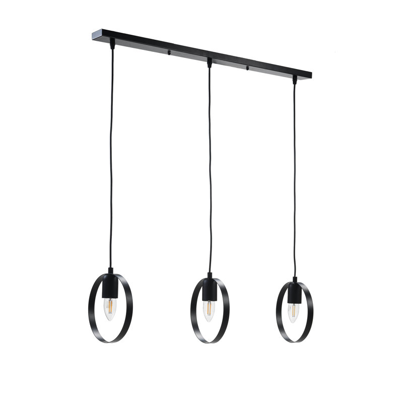 3 - Light Matte Black Pendant