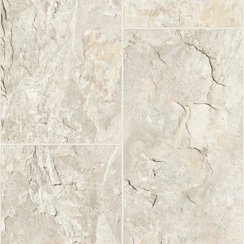 The Bricks and More Tile optic 10.05m x 53cm Matte Wallpaper Roll, Cream