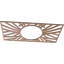 Médaillon de plafond en bois Hoover-63412196-63412206
