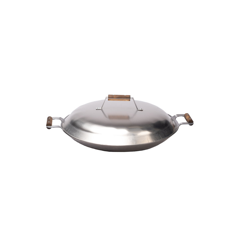 GrillSymbol Wok Set, Chrome
