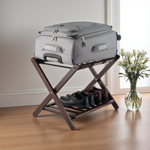 Luggage Rack with Shelf