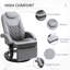 Fauteuil inclinable en polyuréthane avec repose-pieds