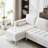 Upholstered 85.83'' Sofa & Chaise-90623423