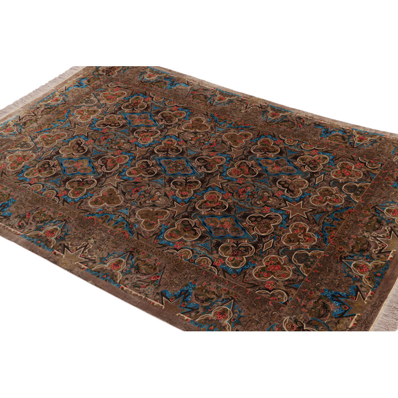 The Jahanshah Collection Handmade Silk Area Rug
