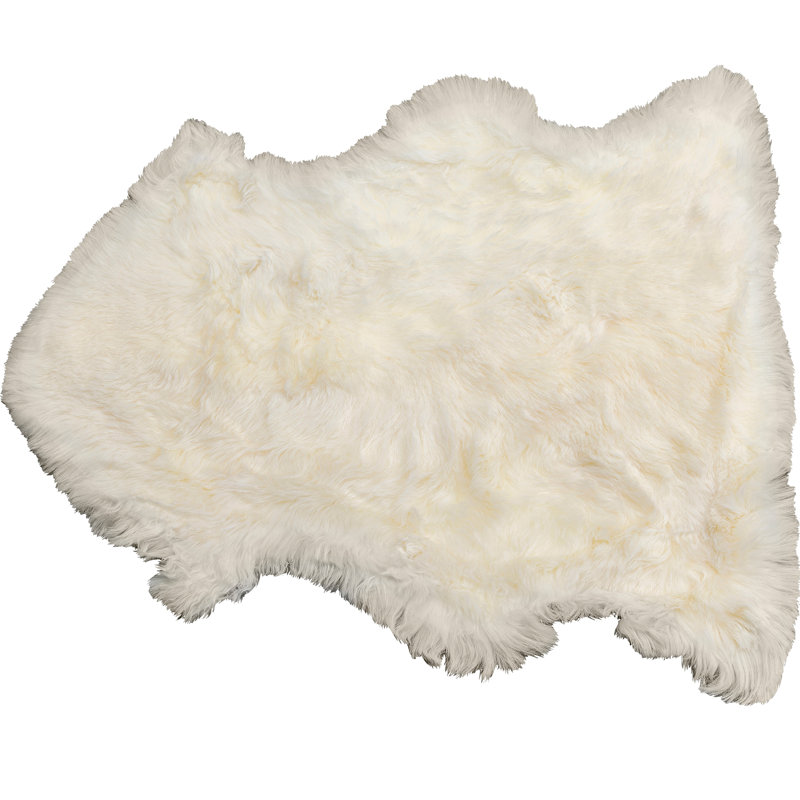 Heidi Sheepskin White Rug