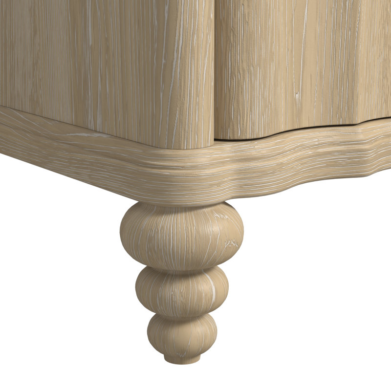 Haven 3 - Drawer Nightstand, Beige