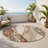 Shimmering Crest Indoor And Outdoor Area Rug-373957908