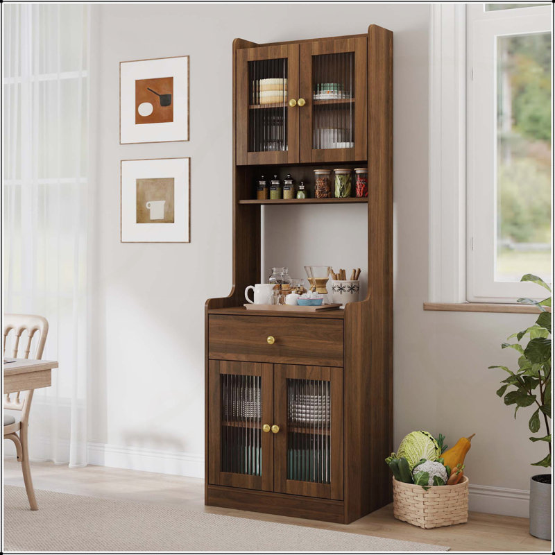Buffet de ferme avec support à micro-ondes Farmhouse Kitchen