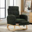 Chaise berçante avec pieds en bois massif-2099611026