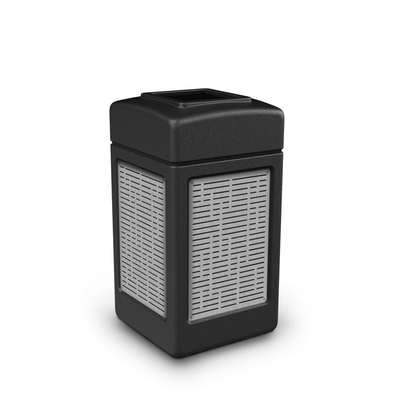 Poubelle 42 gallons precision series®, Noir