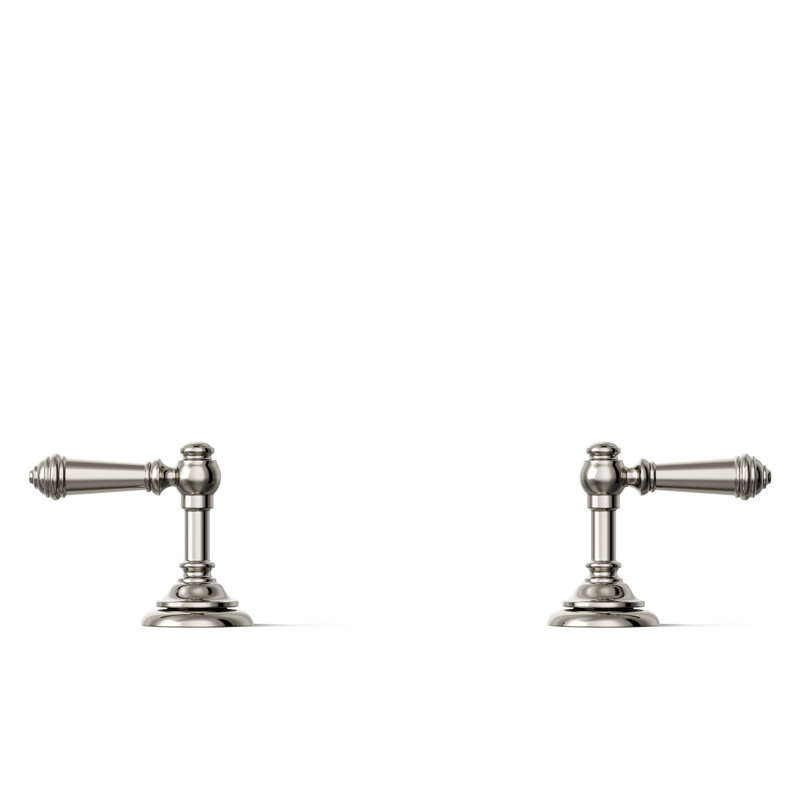 Artifacts® Bathroom Sink Lever Handles, Vibrant Polished Nickel
